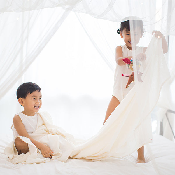 Pokka Kids toxin free organic cotton gauze baby onesies and blankets with childrens for eczema-prone sensitive skin