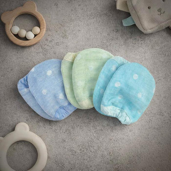 Pokka Kids sustainable GOTS certified organic cotton mittens for eczema baby