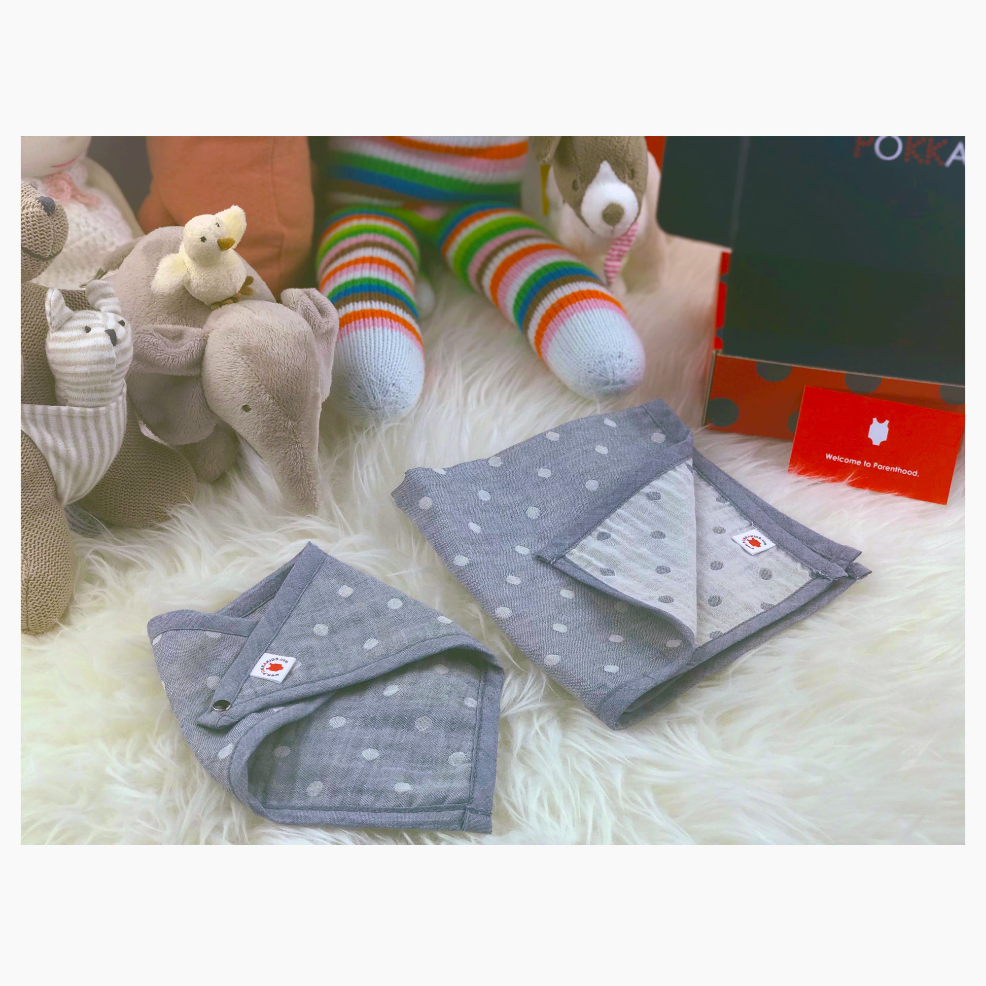 Joy Essential Gift Set (Charcoal) – Pokka Kids® | Baby's Second Skin™